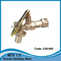 Padlock Brass Bibcock Tap (V26-3206)